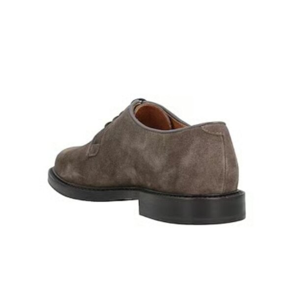 Manifatture Etrusche laced suede dress shoes - Picture 4 of 7